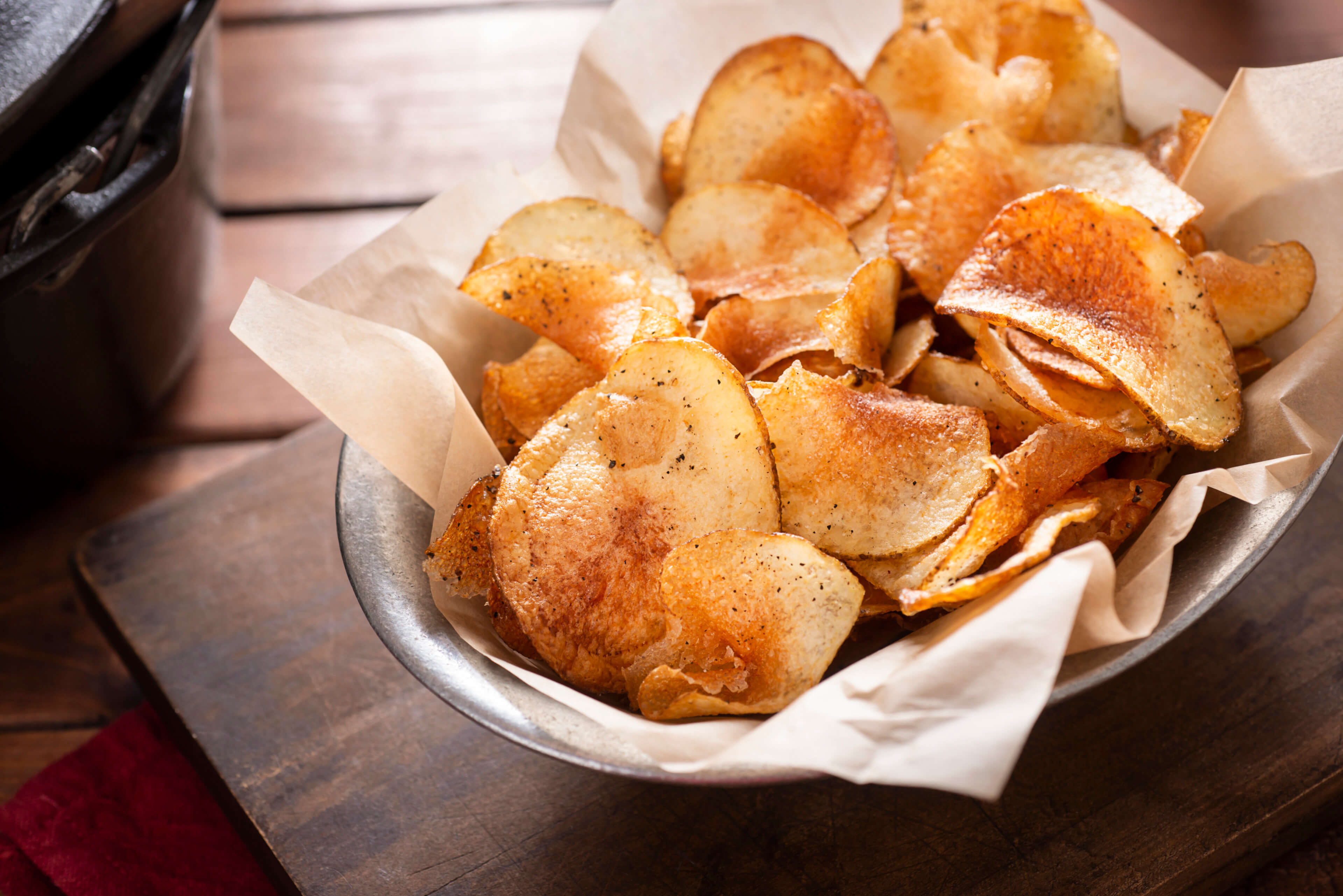 You'll love these delicious homemade potato chips.