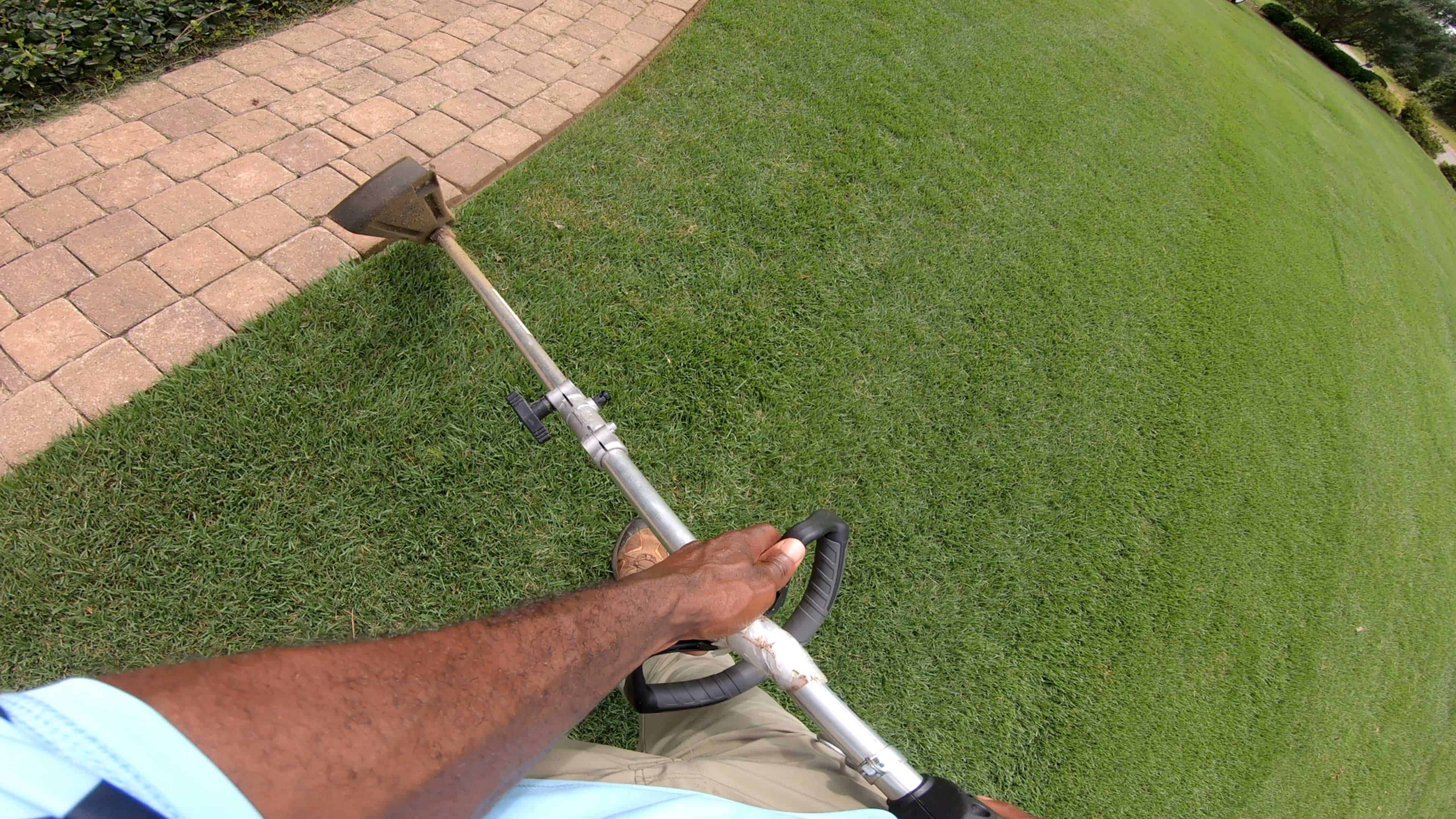 Edging Tip: A string trimmer is the most versatile tool for precise lawn edging