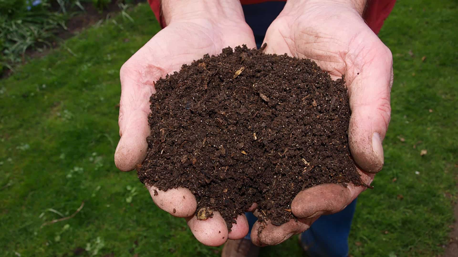 Composting recycles organic waste to produce nutrient rich soil