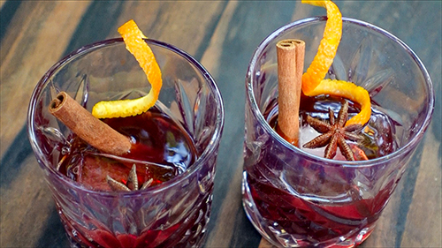 Greg Mrvich's Holiday Old Fashioned Cocktail