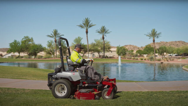 ProQual Landscaping on Exmark Mower