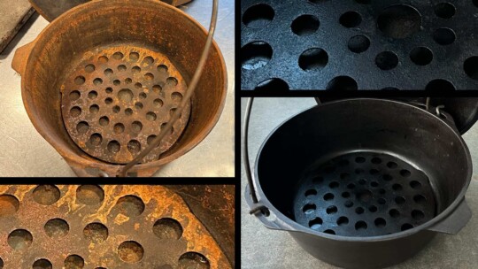 Cast iron pot restoration - Prime Cuts S3 E1